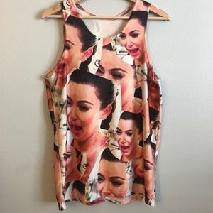 Kim Kardashian Tank Top. Size XL
